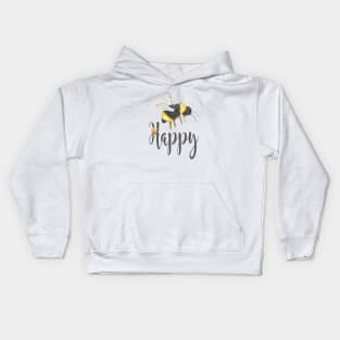 Bee happy Kids Hoodie